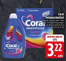 Edeka Coral Feinwaschmittel Angebot