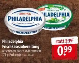 Famila Nord Ost PHILADELPHIA Frischkäsezubereitung Angebot