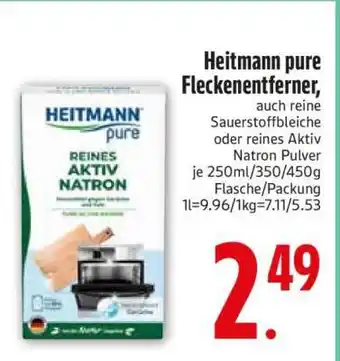 Edeka Heitmann pure Fleckenentferner Angebot