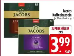 Edeka JACOBS Kaffeekapseln Angebot