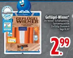 Edeka Geflügel-Wiener Angebot