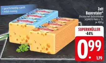Edeka Zott Bayertaler Angebot