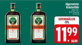 Edeka Jägermeister Kräuterlikör Angebot