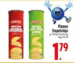 Edeka Mamee Stapelchips Angebot