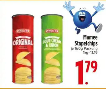 Edeka Mamee Stapelchips Angebot