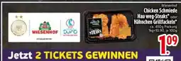 Edeka Wiesenhof Chicken Schmiede Hau weg-Steaks oder Hähnchen Grillfackeln Angebot