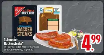 Edeka Schweine- nackensteaks Angebot