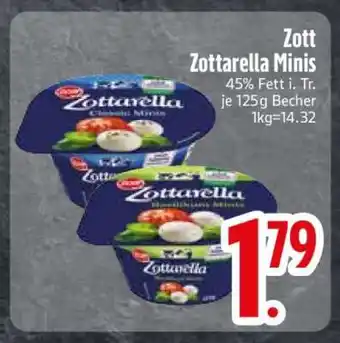Edeka ZOTT Zottarella Minis Angebot