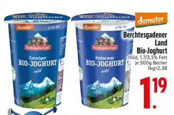 Edeka Berchtesgadener Land Bio-Joghurt Angebot
