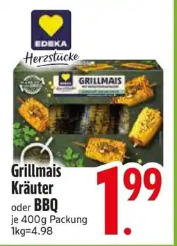 Edeka Grillmais Kräuter oder BBQ Angebot
