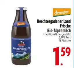 Edeka Berchtesgadener Land Frische Bio Alpenmilch Angebot