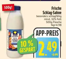 Edeka Frische Schlag-Sahne Angebot