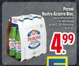 Edeka Peroni Nastro Azzurro Bier Angebot