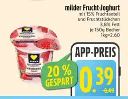 Edeka milder Frucht-Joghurt Angebot