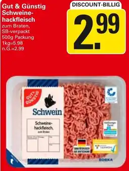 WEZ Gut & Günstig Schweinehackfleisch Angebot