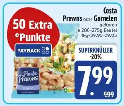 Edeka Costa Prawns oder Garnelen Angebot
