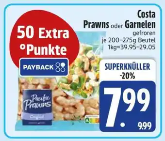 Edeka Costa Prawns oder Garnelen Angebot