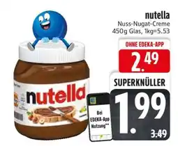 Edeka nutella Angebot
