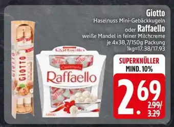 Edeka Giotto oder Raffaello Angebot