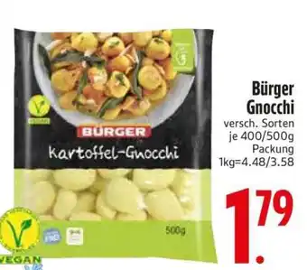 Edeka Bürger Gnocchi Angebot