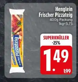 Edeka Henglein Frischer Pizzateig Angebot