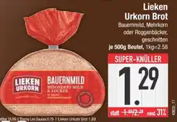 Edeka Lieken Urkorn Brot Angebot