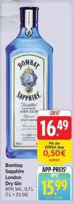 Edeka Bombay Sapphire London Dry Gin Angebot