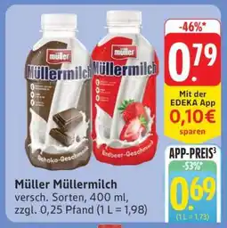 Edeka MÜLLER Müllermilch Angebot