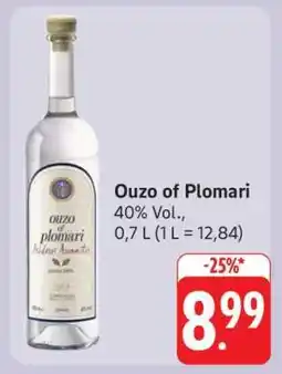 Edeka OUZO of Plomari Angebot