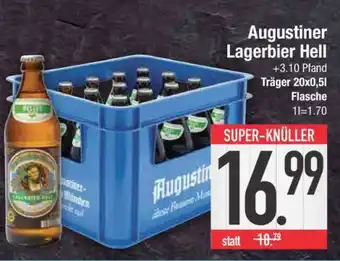 Edeka Augustiner Lagerbier Hell Angebot