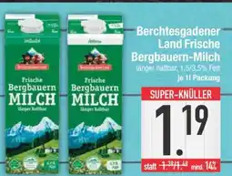 Edeka Berchtesgadener Land Frische Bergbauern-Milch Angebot