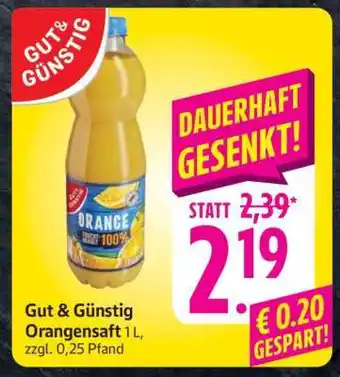Edeka Gut & Günstig Orangensaft Angebot