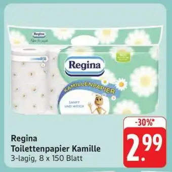 Edeka Regina Toilettenpapier Kamille Angebot