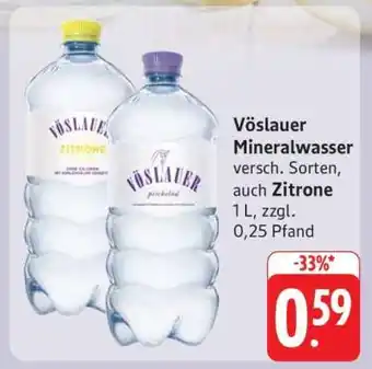 Edeka Vöslauer Mineralwasser Angebot
