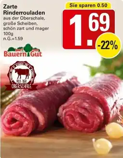 WEZ Bauern Gut Zarte Rinderrouladen Angebot