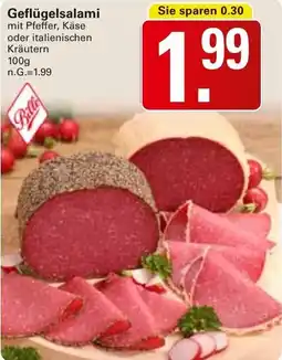 WEZ Bille Geflügelsalami Angebot