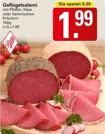 WEZ Bille Geflügelsalami Angebot