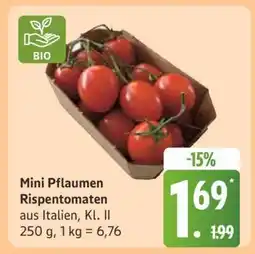 Edeka Mini Pflaumen- Rispentomaten Angebot