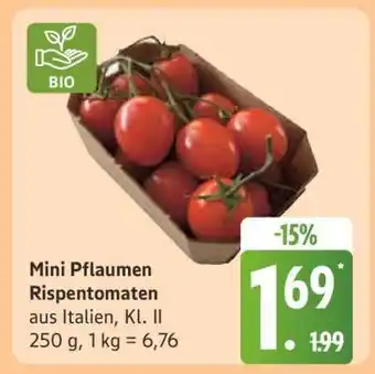 Edeka Mini Pflaumen- Rispentomaten Angebot