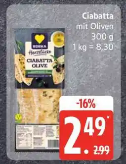 Edeka Ciabatta mit Oliven Angebot