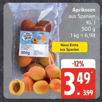 Edeka Aprikosen aus Spanien Kl. I Angebot