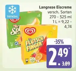 Edeka Langnese Eiscreme Angebot