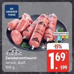 Edeka Zwiebelmettwurst Angebot