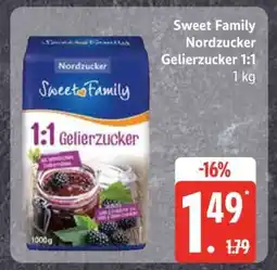 Edeka Sweet Family Nordzucker Gelierzucker 1:1 Angebot