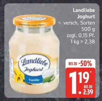 Edeka LANDLIEBE Joghurt Angebot