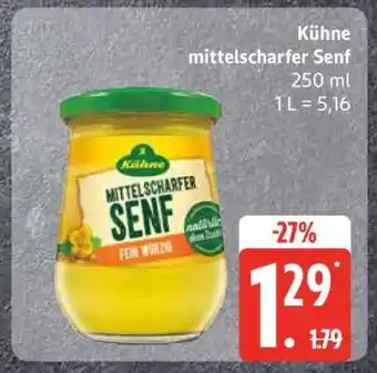 Edeka KÜHNE Mittelscharfer Senf Angebot
