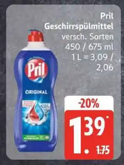 Edeka Pril Geschirrspülmittel Angebot