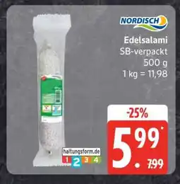 Edeka Edelsalami SB-verpackt Angebot