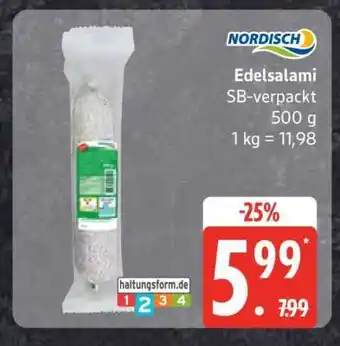 Edeka Edelsalami SB-verpackt Angebot