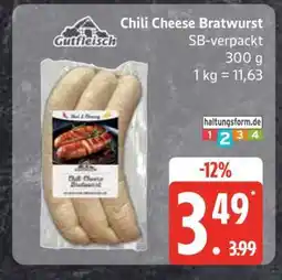 Edeka Chili Cheese Bratwurst Angebot